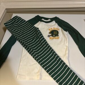 Carter's‎ Green and White Long Sleeve Tee